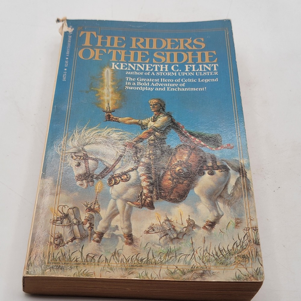 Kenneth C Flint Riders of the Sidhe PB 1st Printing 1984 Don Maitz Fantasy #1